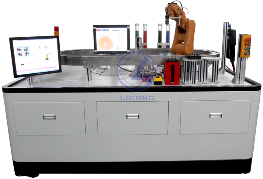 工業(yè)機(jī)器人與智能視覺系統(tǒng)應(yīng)用實(shí)訓(xùn)平臺