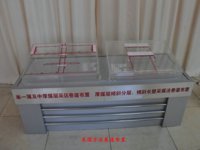 LG-MXD06型 走向長壁采煤法采區(qū)巷道布置模型
