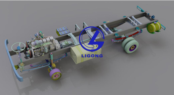 EQ1118越野車(chē)傳動(dòng)系統(tǒng)VR教學(xué)軟件