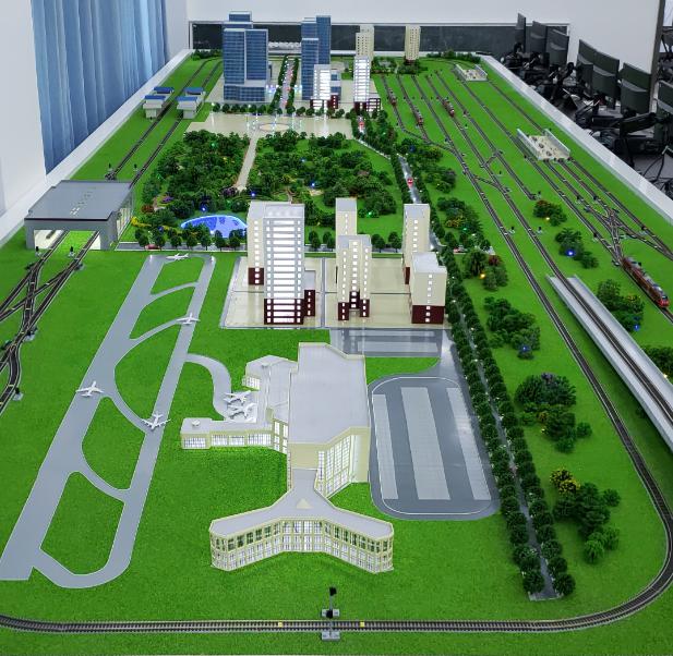 軌道交通實(shí)物沙盤模型