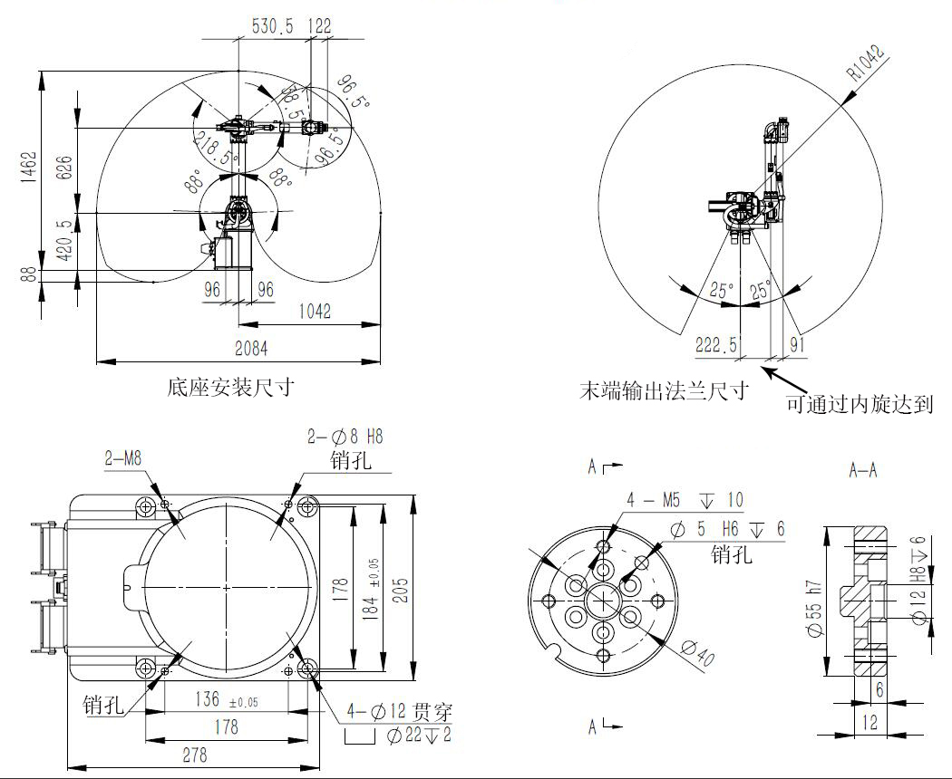 工業(yè)機器人參數(shù)圖