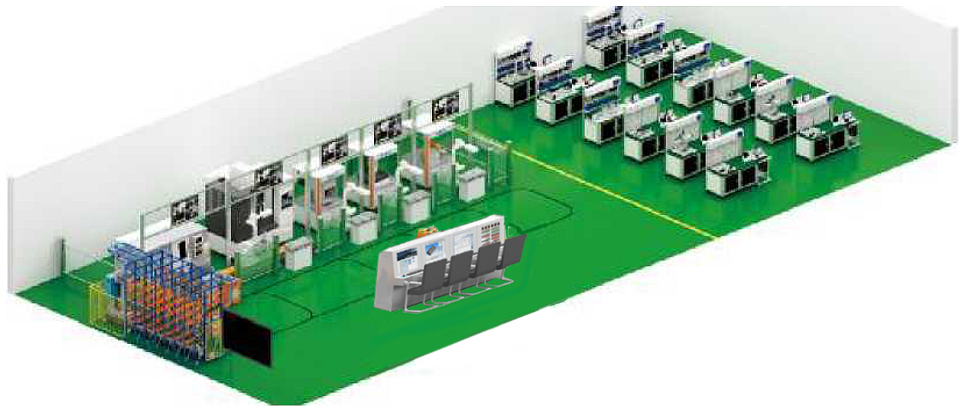 LGJ-SJ12智能機(jī)器人個(gè)性化定制多智能體生產(chǎn)線