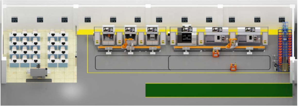 LGJ-SJ16智能機(jī)器人個性化定制多智能體生產(chǎn)線