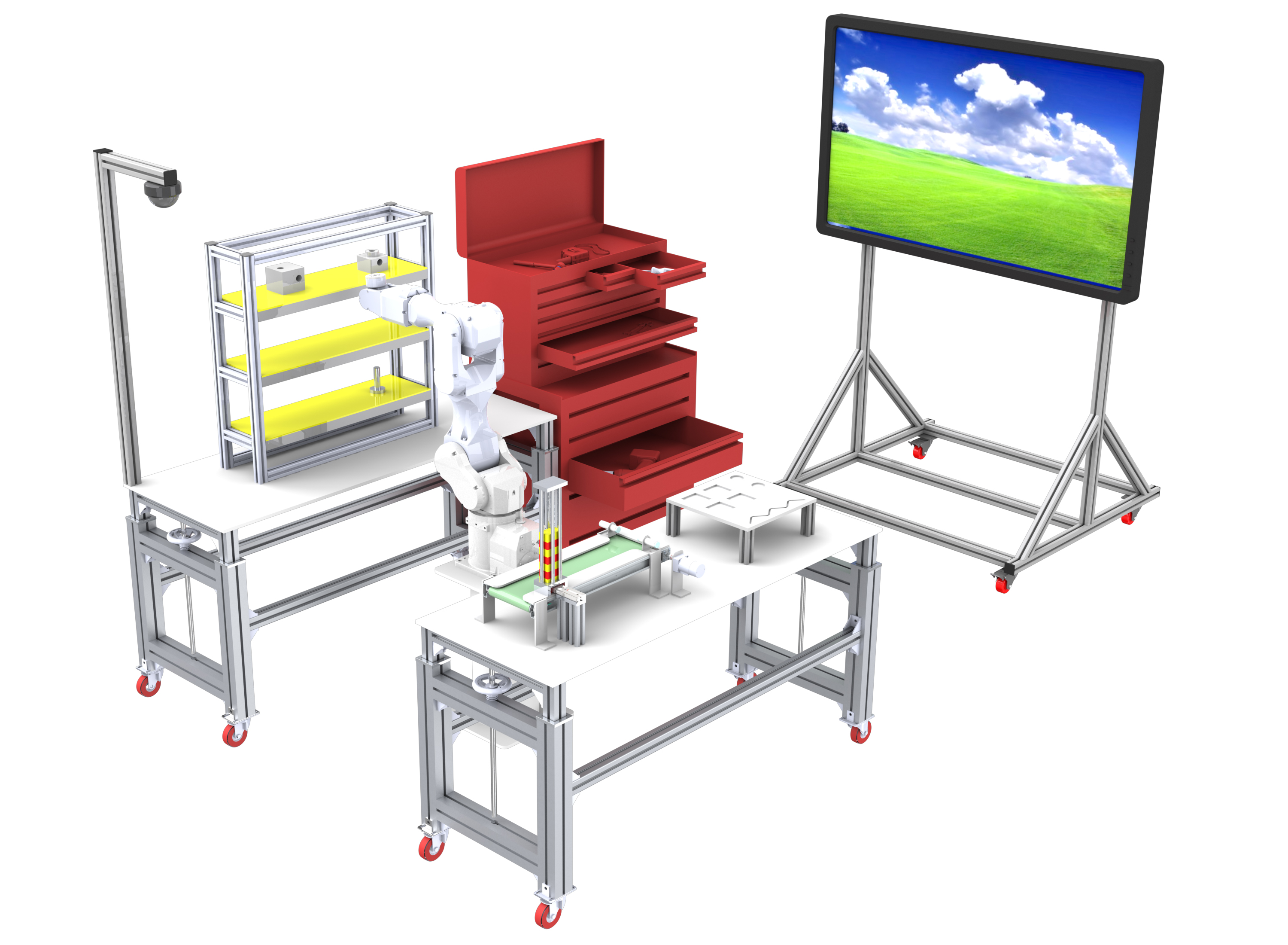 工業(yè)機(jī)器人拆裝調(diào)試實(shí)訓(xùn)臺