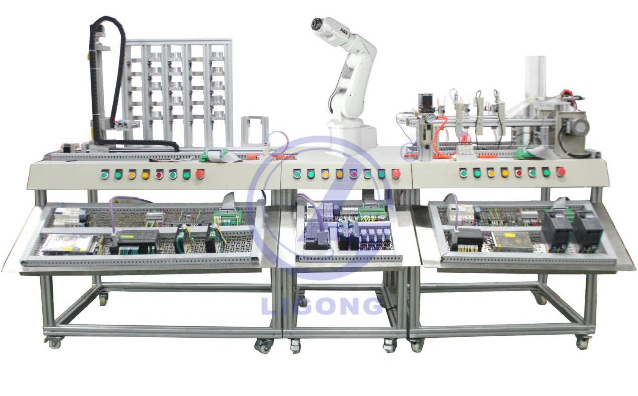 物流倉儲及工業(yè)機器人自動化實訓系統(tǒng)