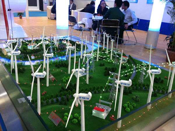 風力發(fā)電模型沙盤